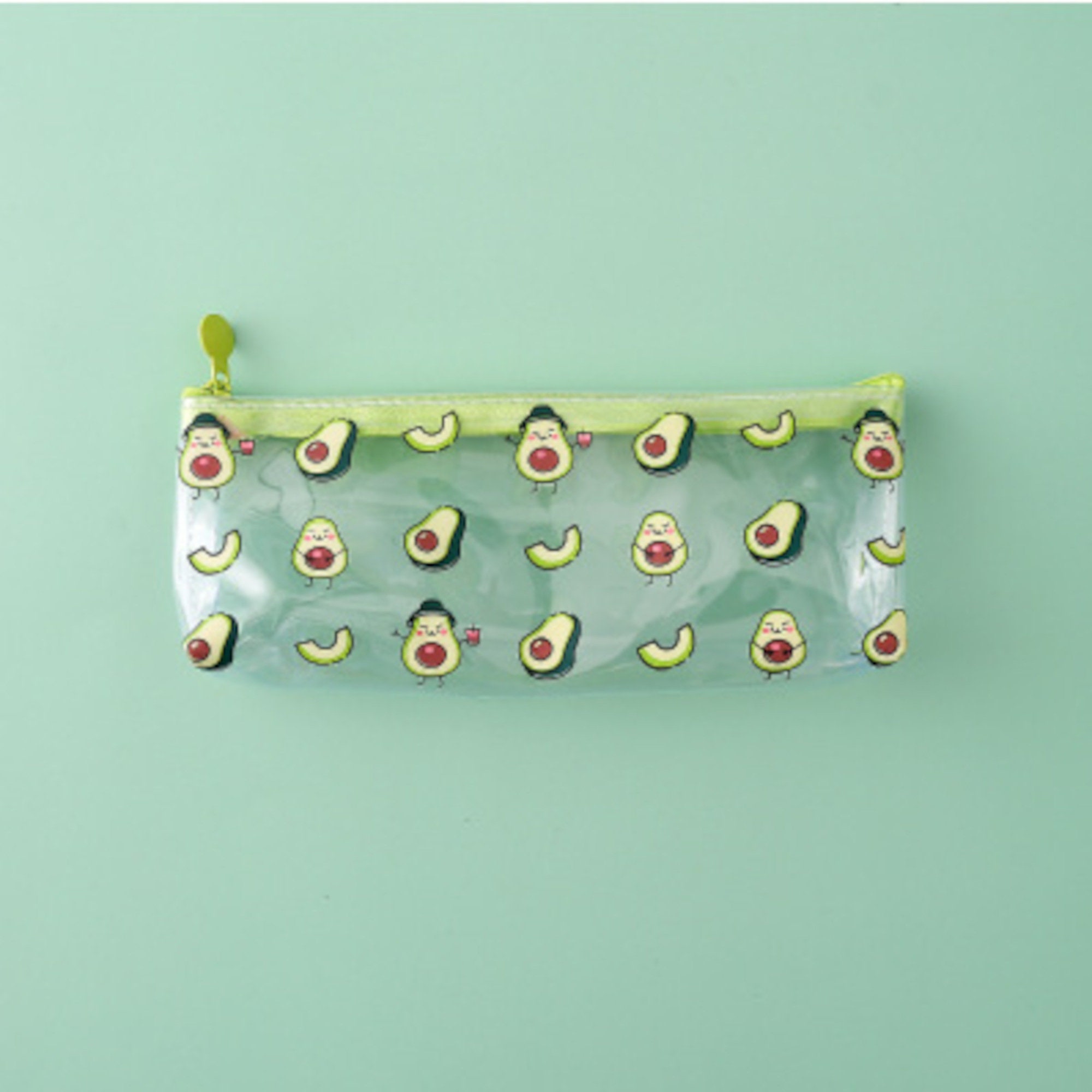 Avocado Pencil Case Zip Pencil Pouch Avocado Stationery Etsy