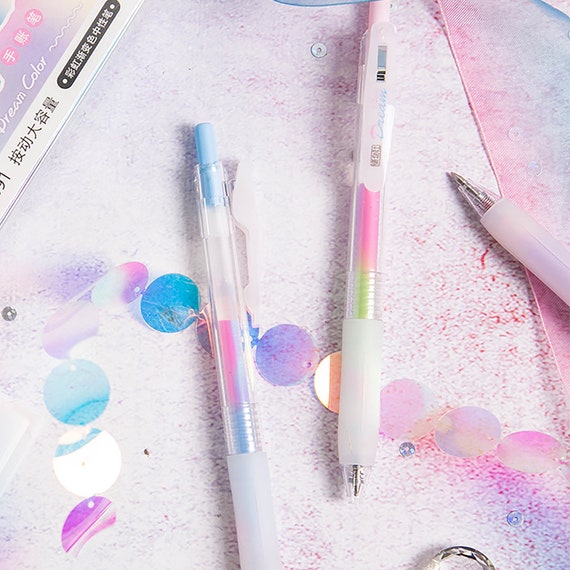 Vibrant Rainbow Gel Pens for Black Paper - Set of 6
