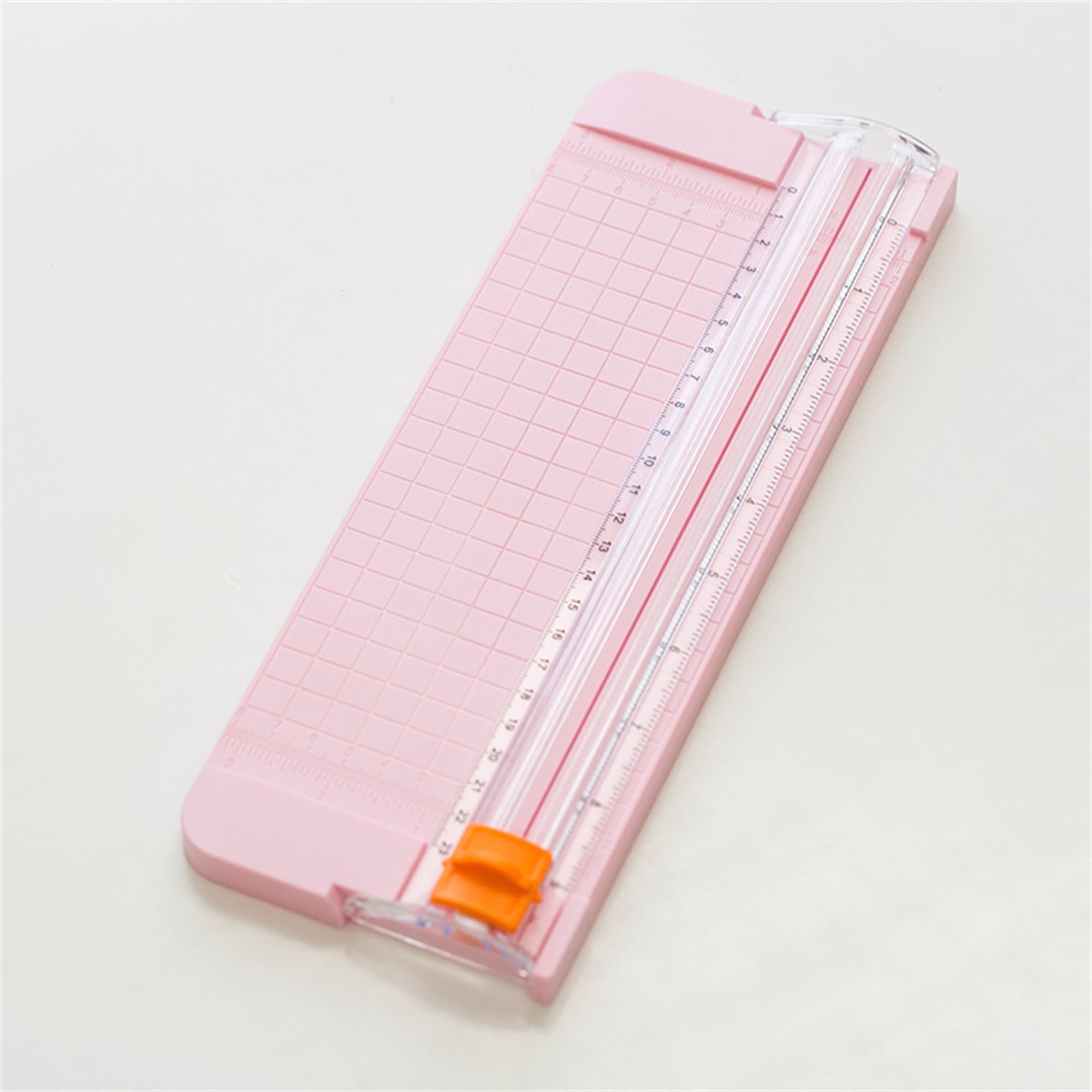 Paper Cutter, Paper Guillotine, Small Guillotine, Cute Paper Cutting Board,  Paper Trimmer, Paper Cutter With Ruler, Blades Available, 1pc 