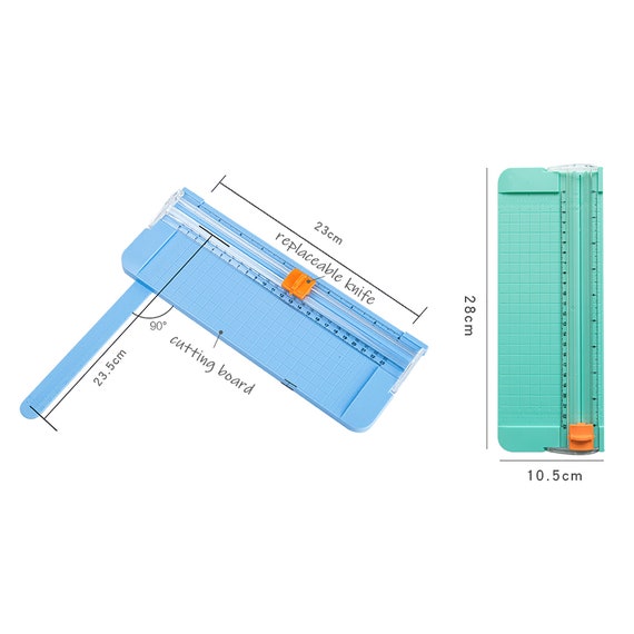 Paper Cutter, Paper Guillotine, Small Guillotine, Cute Paper Cutting Board, Paper  Trimmer, Paper Cutter With Ruler, Blades Available, 1pc 