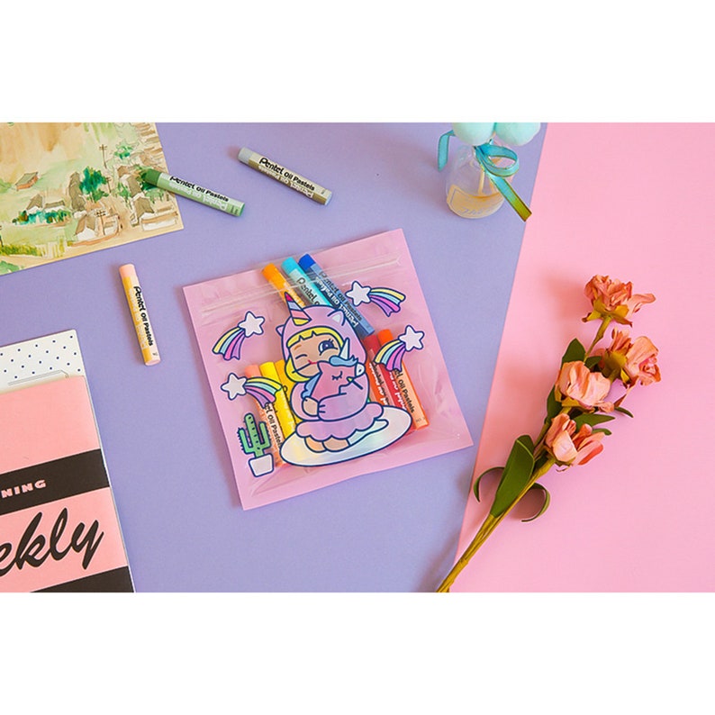 8x Japanese Zipper Bags Cute Storage Bags Kawaii Toiletry Etsy