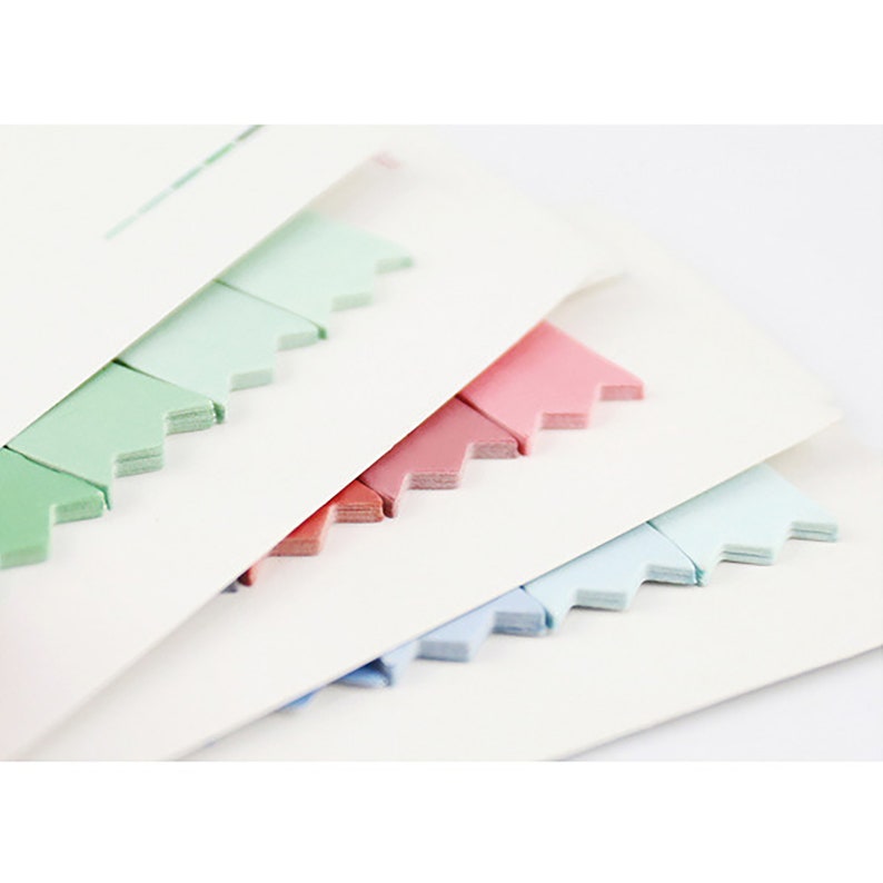 Index Page Markers Sticky Note Tabs Gradient Page Markers Etsy