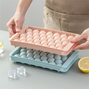 Ice Ball Mould Tray, Rigid Ice Tray, Food Grade Ice Tray for Cocktail, Diamond Shape, Whisky Ice Maker