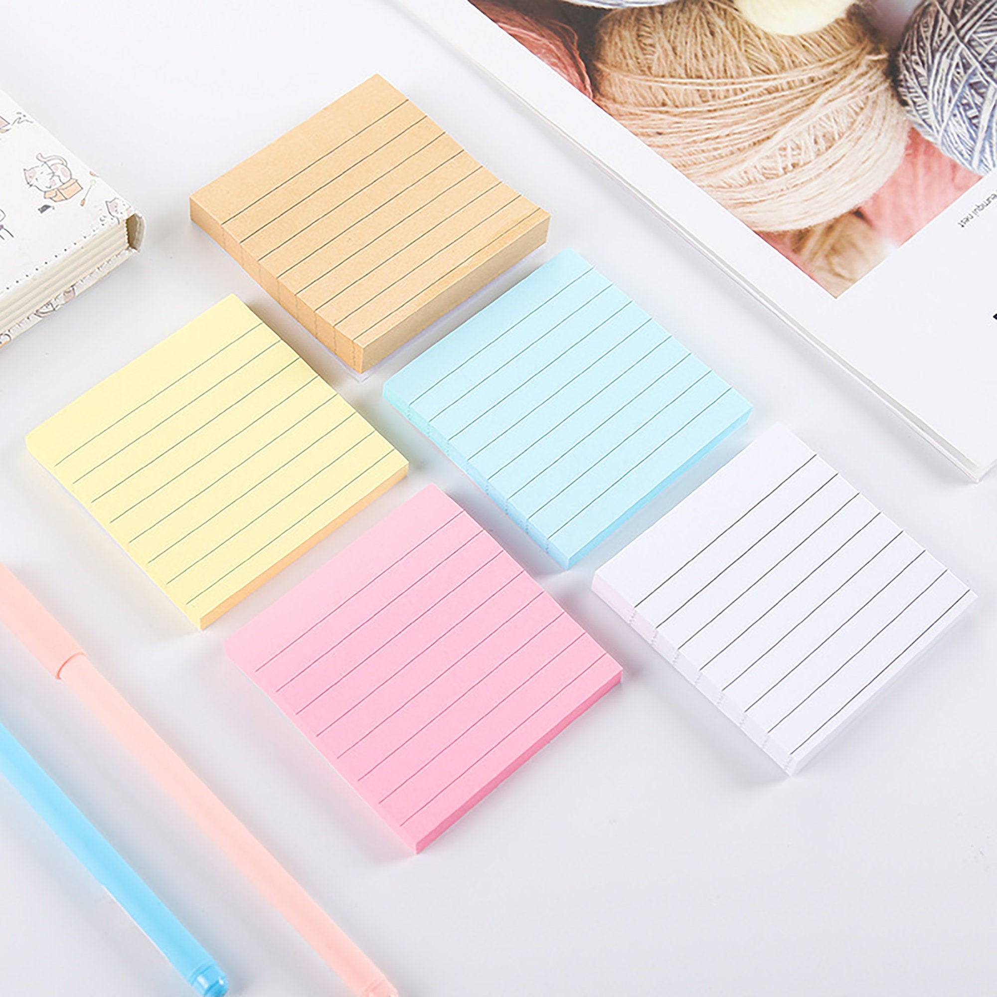 Material Paper - Single-Sided Journal Sticky Notes Paper Book