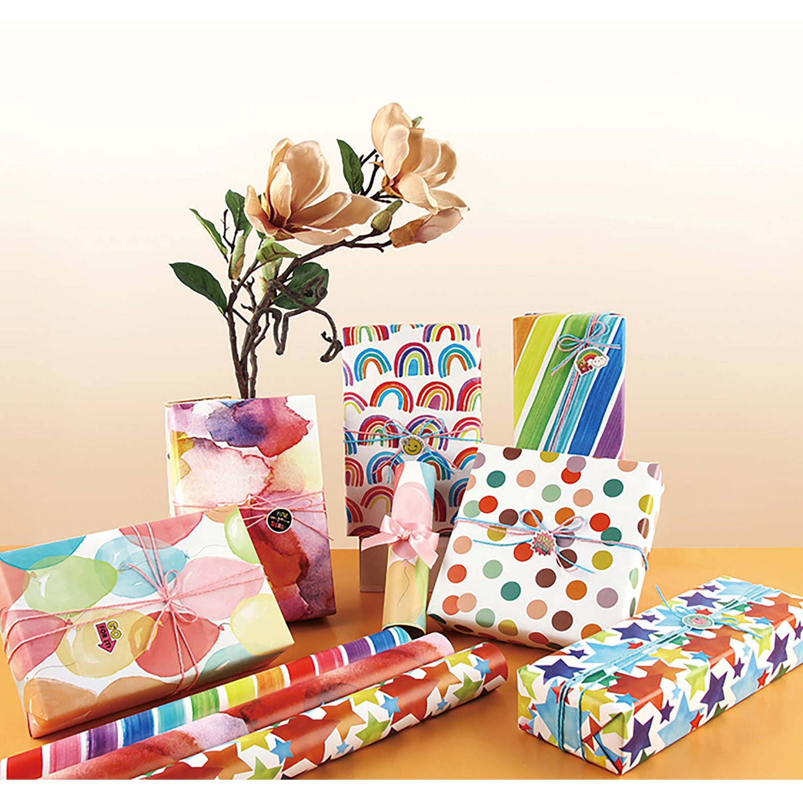Colorful Wrapping Paper Luxury Gift Wrapping Luxury Wrapping Etsy
