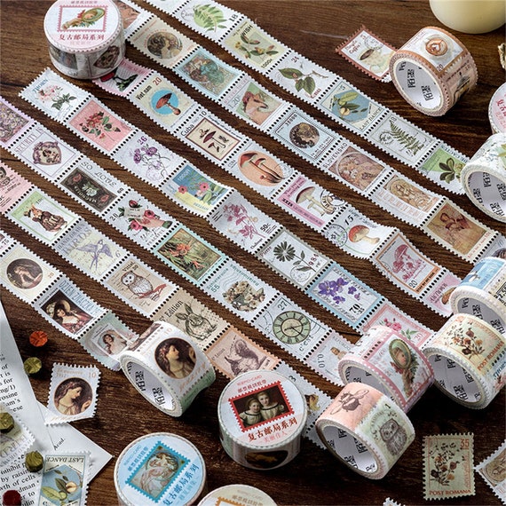 5M Retro Stamp series Washi Tape Adhesive DIY Scrapbooking Sticker Label  Journal