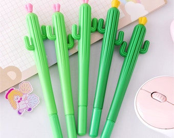 Cactus Pen, Plant Pen, Novelty Pen, Cactus Stationery, School Supplies