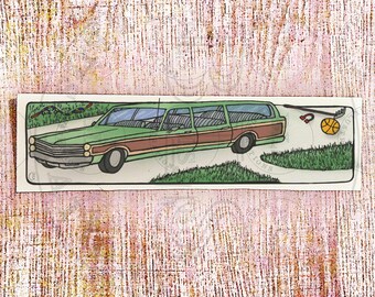 Vintage Car Bookmark-Ole Reliable Automobile Study Aid-Digital Reading Accessory-Book Lover Gift-Retro Vehichle Page Saver-Unique Stationery