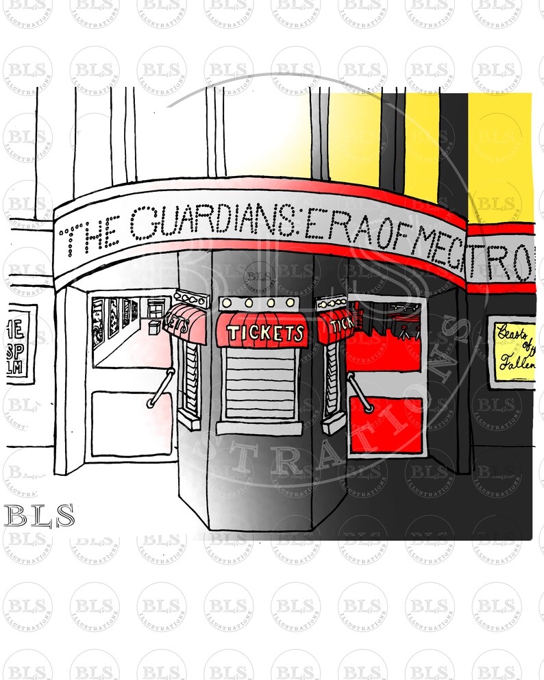 Movie Theatre Printable Coloring Page Coloring Page Adult Coloring ...