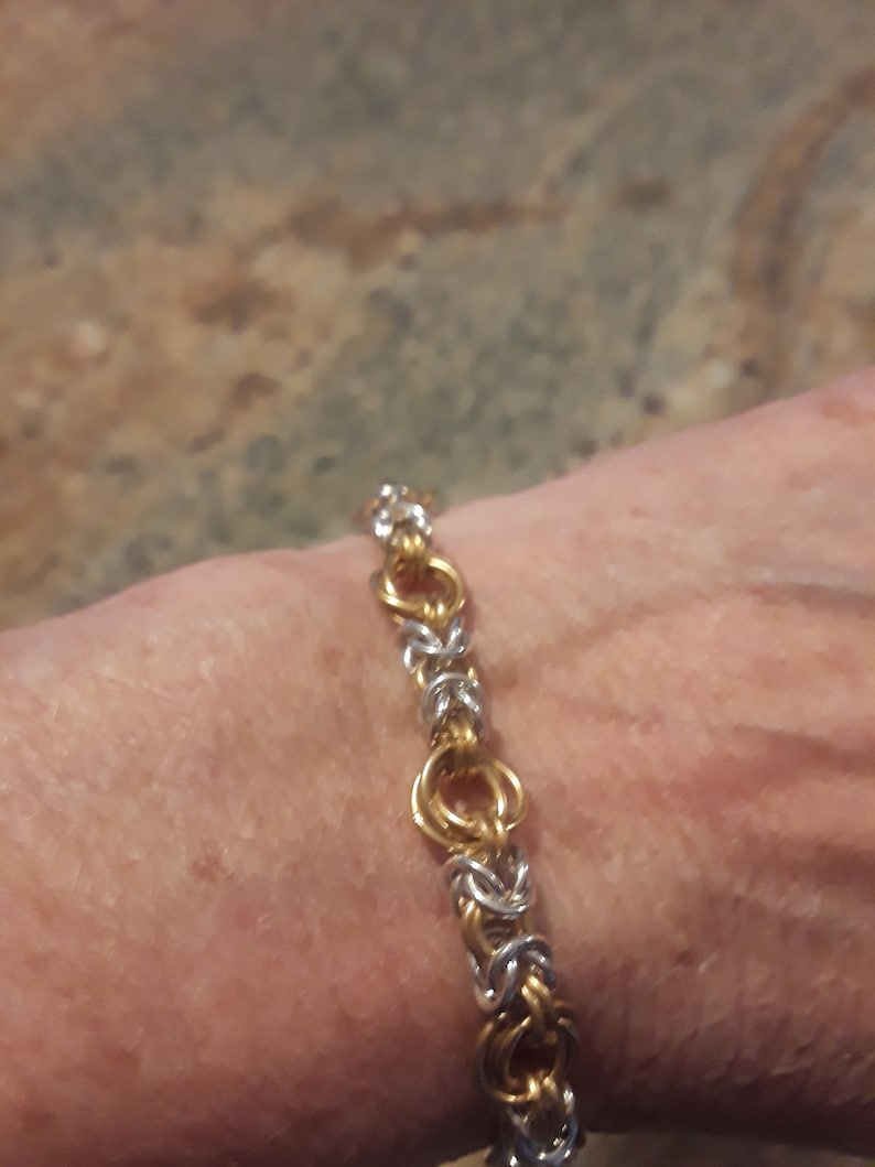 Byzantine /& Flowers Bracelet