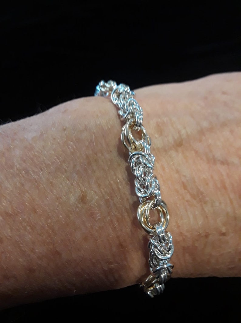 Byzantine /& Flowers Bracelet