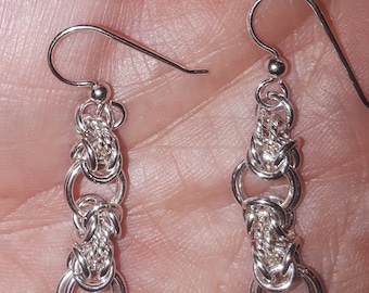 The Audrey Collection Sterling Silver Byzantine and Celtic Earrings