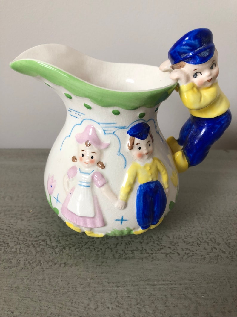 Made In Japan Adorable Vintage Dutch Windmill Creamer