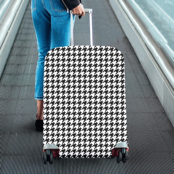 Houndstooth Luggage Etsy