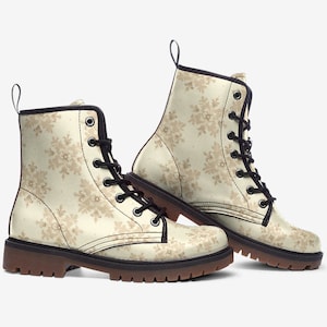 Cream leather boots ladies deals