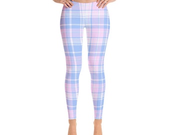 pastel plaid pants