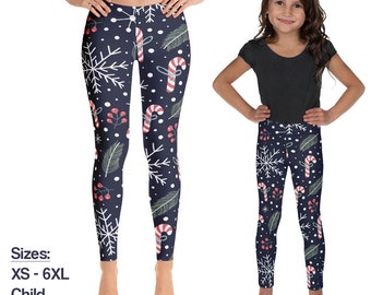 mommy and me christmas leggings