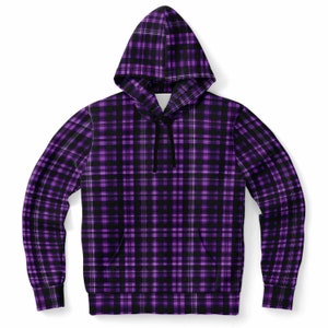 Purple Plaid Hoodie Etsy UK