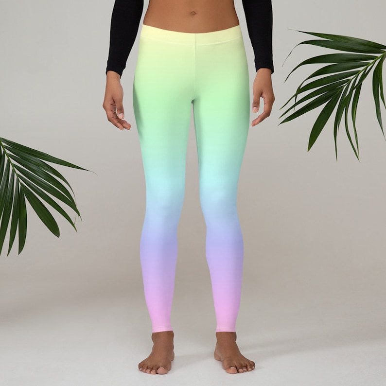 pastel yoga pants