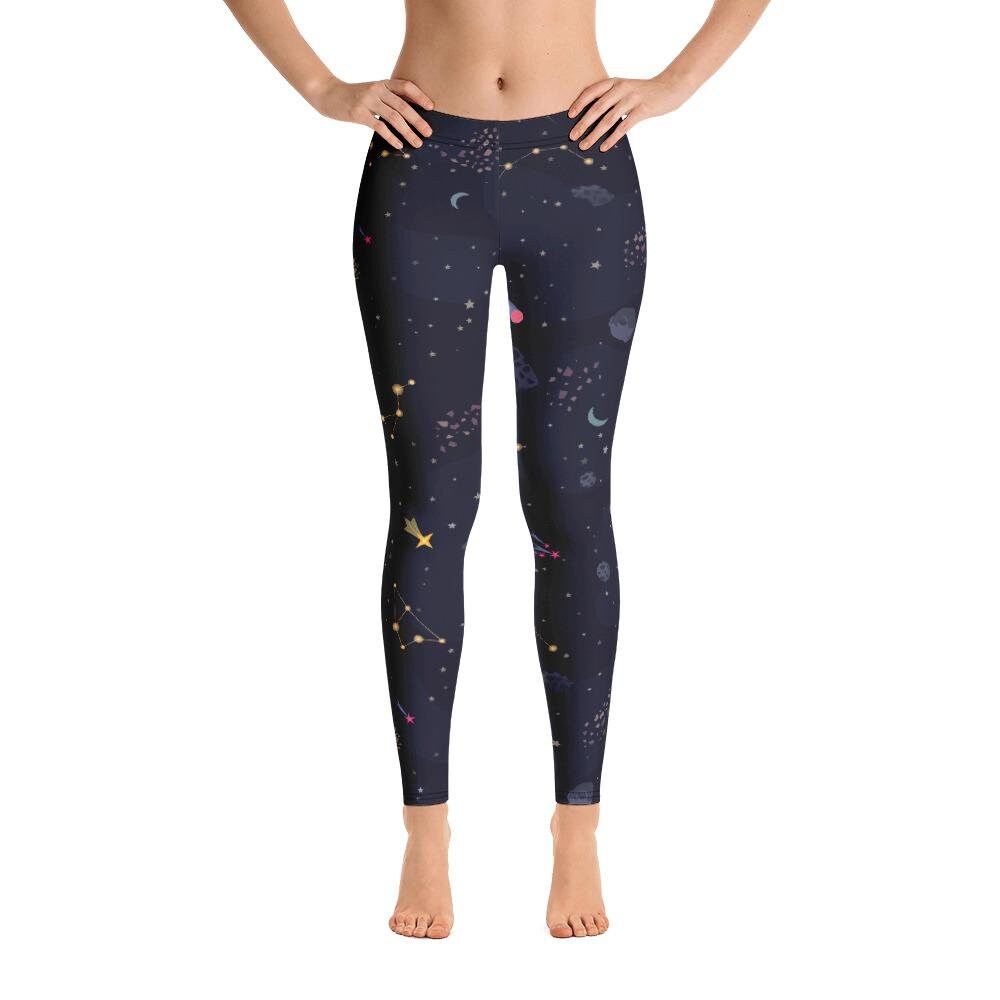 star printed leggings