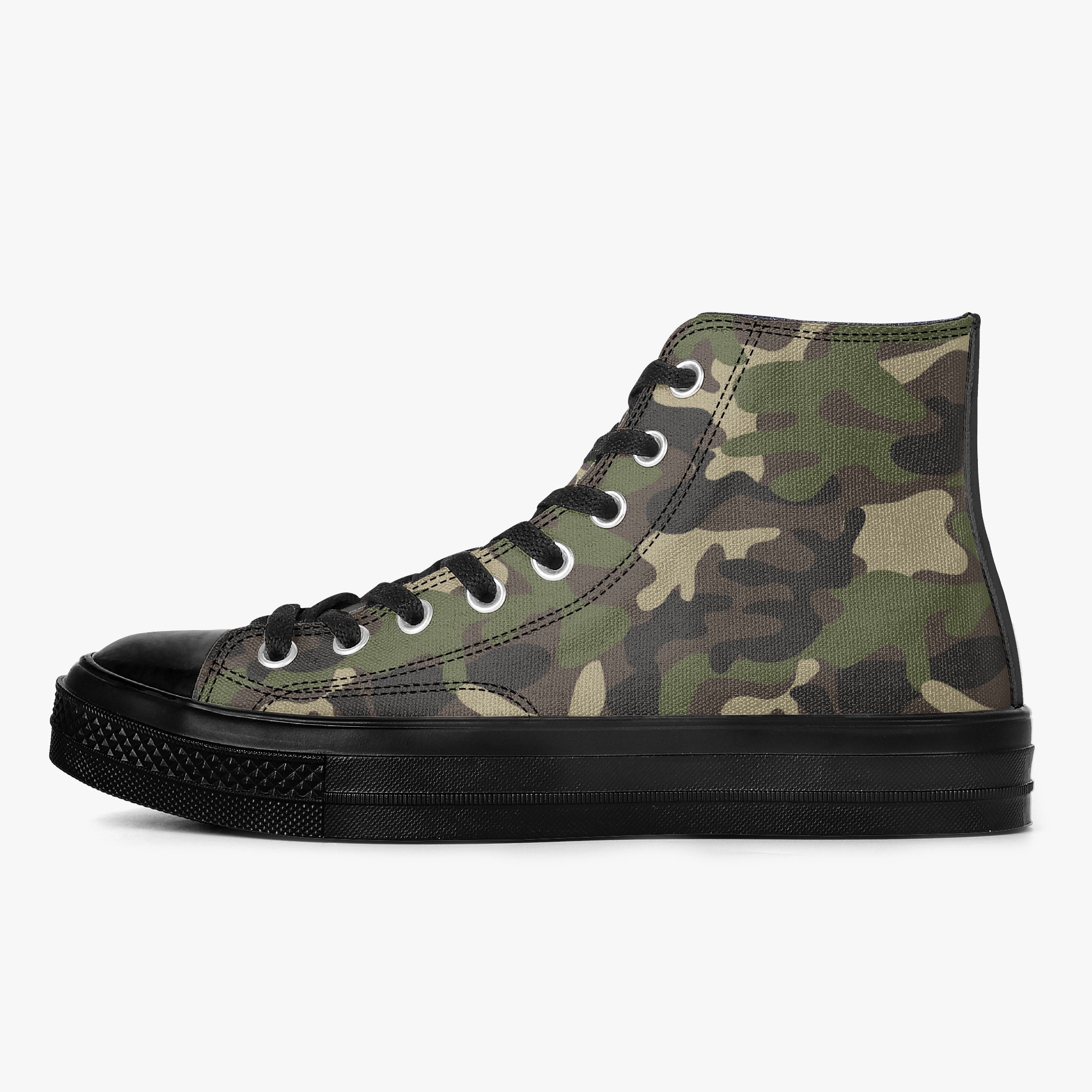 Black and green high tops discount