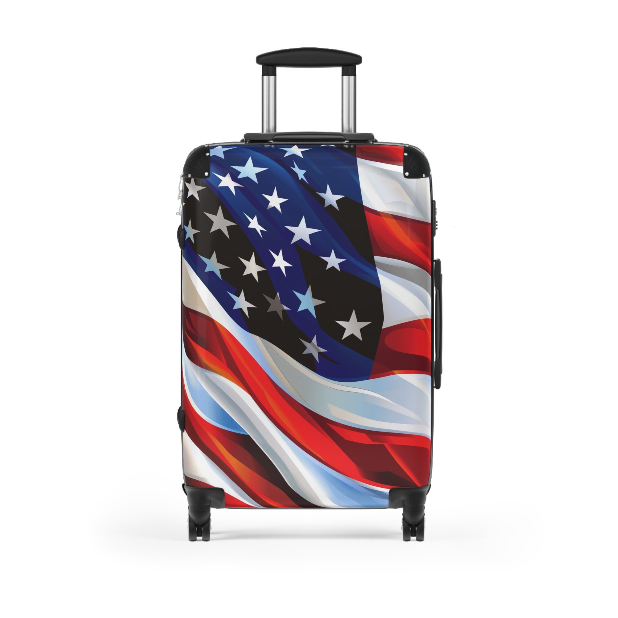 Borsa A Tracolla Unisex Con Bandiera USA - Zaino Da Petto In Poliestere, Leggera, Impermeabile, Per Viaggio, Lavoro, Sport, Taglia Unica, Multicolore