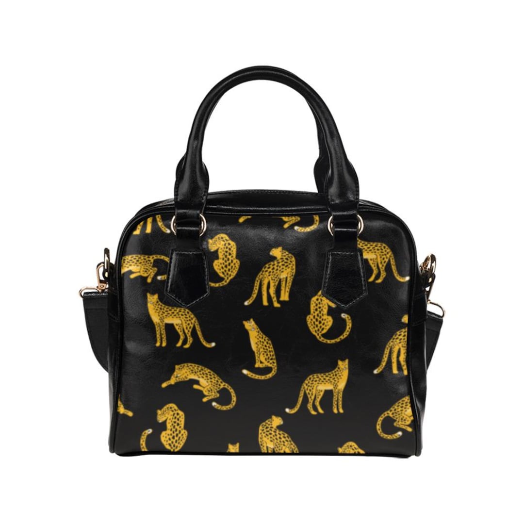 Leopard Purse, Animal Cheetah Gold Print Panther Puma Pattern Cute ...