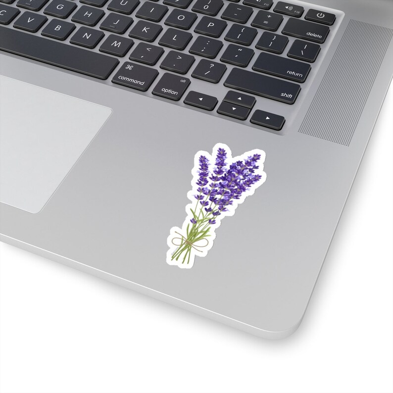 Purple Lavender Sticker Flower Nature Laptop Decal Vinyl Cute | Etsy