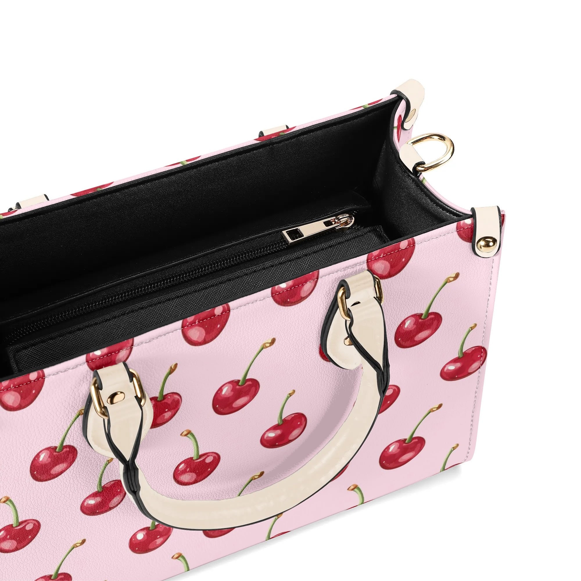 ★KIRSH★ Cherry 3D Graphic Enamel Handbag Pink Pink Cherry Bag, Cosmetic Bag, Pencil Case - Etsy