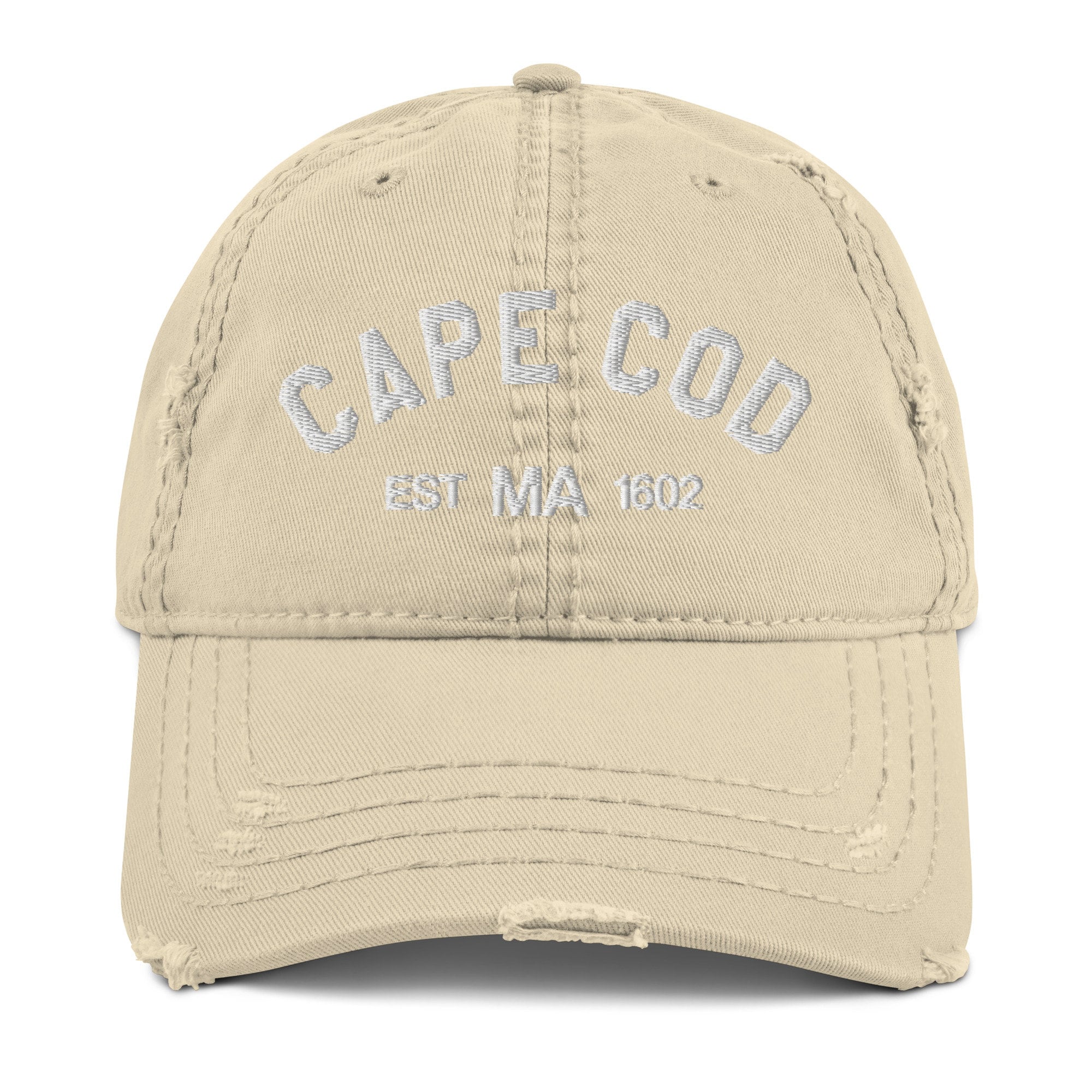 Cape Cod Baseball Hat Cap, MA Massachusetts Distressed Dad  display picture 2