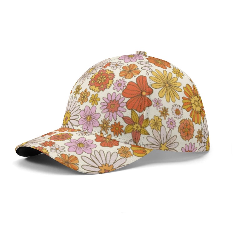Vintage 70s Flower Hat main image 1