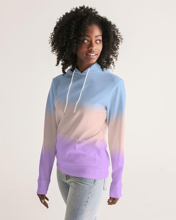 Purple ombre hoodie sales