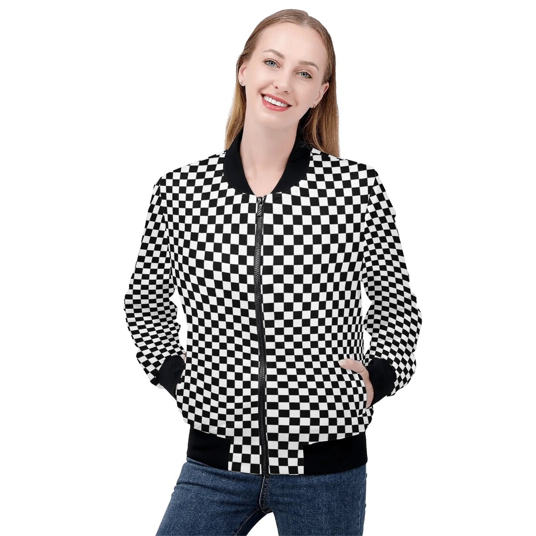 ジャケット Check Jacket sj.0018aSS25-black x red check01 full zip flannel jacket