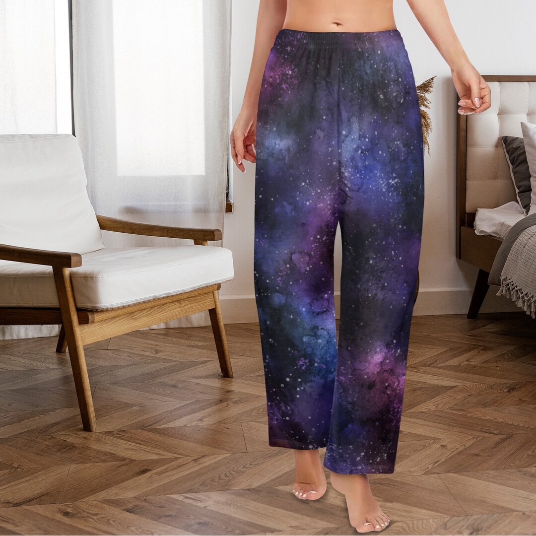 Abstract Purple Galaxy Space Women's Joggers