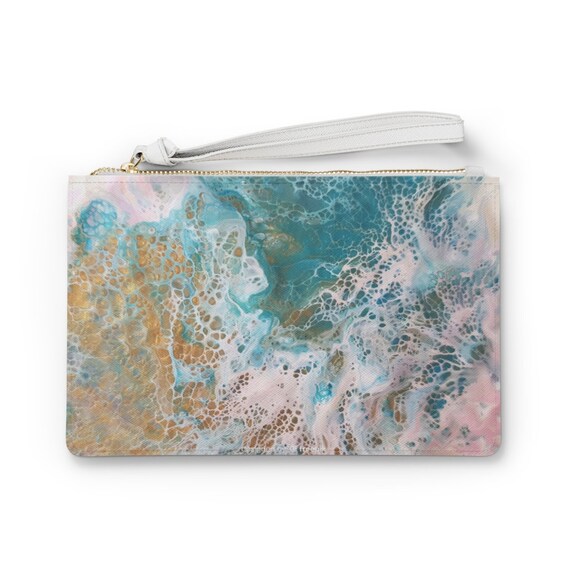 Women Wallet Purse Beach Starfish Seashells Clutch Bag Leather Women Wallet Purse Beach Starfish Seashells Clutch Bag Leather
