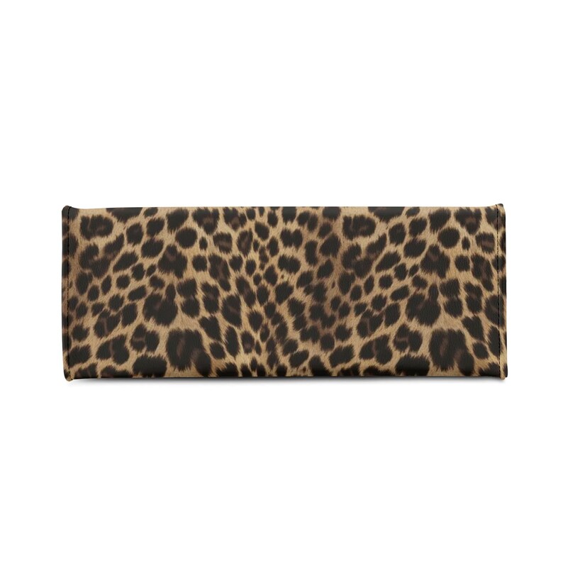 Leopard Shoulder Purse, Animal Cheetah Print Brown Crossbody Vegan