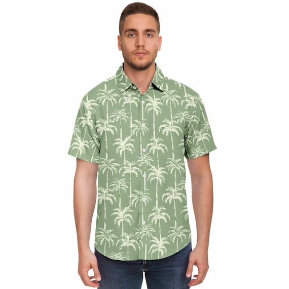 Green Palm Trees Men Button up Shirt, Olive Beach Short Sleeve Print Casual Buttoned Down Summer Male Guys Collared Designer Dress Shirt - Etsy Green Palm Trees Men Button up Shirt, Olive Beach Short Sleeve Print Casual Buttoned Down Summer Male Guys Collared Designer Dress Shirt - Etsy