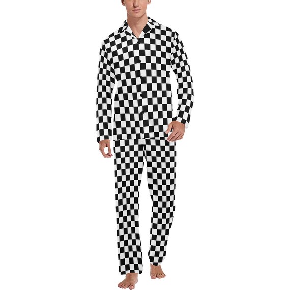 Peteralexander チェック柄 男女パジャマセット チェック柄ルームウェア メンズ レディース 男女兼用 前開き