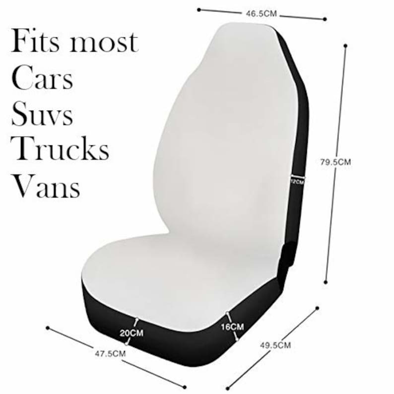 Tie Dye Car Seat Covers 2 pc Colorful Swirl Pattern Front Etsy