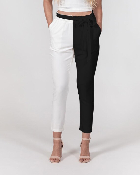 ladies dress white trousers Petite Victoria High Waisted Pants - Item runs to our size chart High Waisted White Dress Trousers