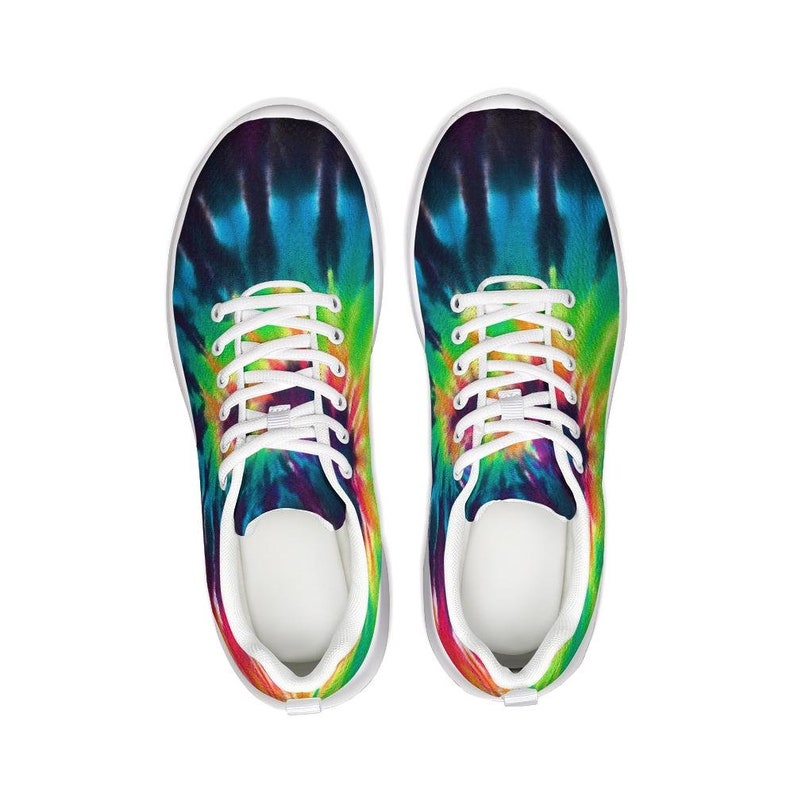 Tie dye Sneaker Lace Up Athletic Shoe Tennis Sports Spiral Etsy