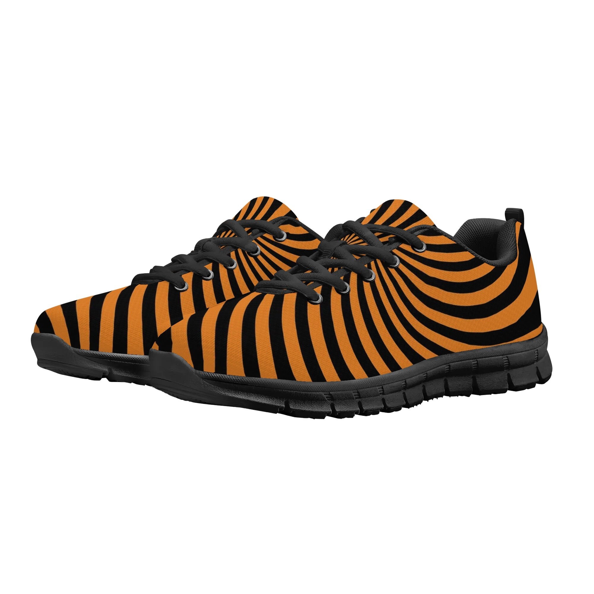 Men\'s Black Orange Running Walking Supportive Jogging Athletic Sneakers Shoes Skechers Men main image 2