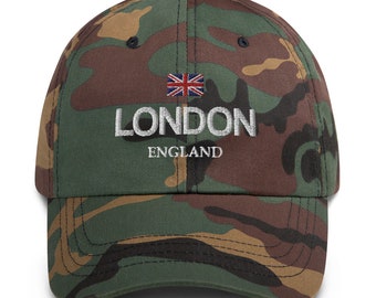 London England Embroidered Dad Hat, Vintage Britain Flag  display picture 3