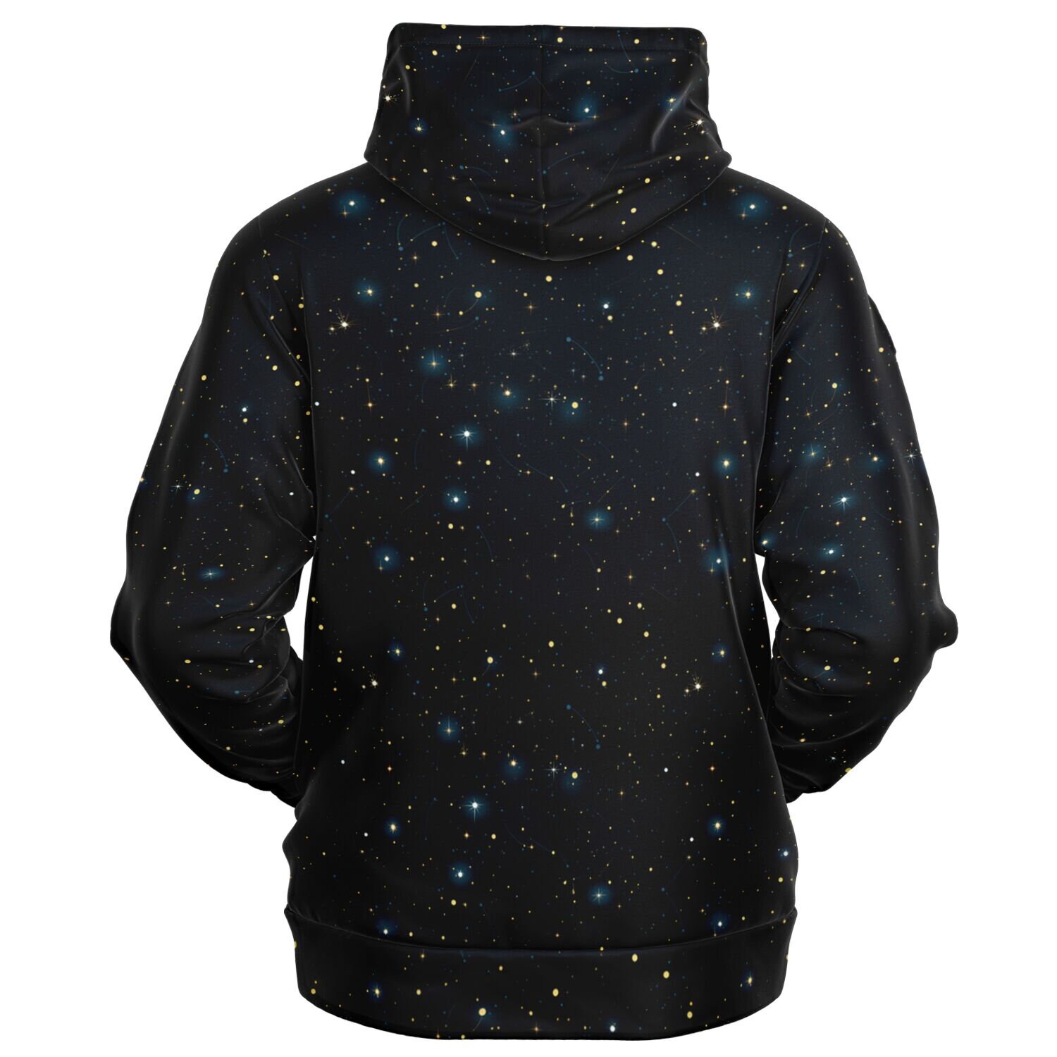 Galaxy Constellation Zip up Hoodie, Space Stars Full Zipper Pocket
