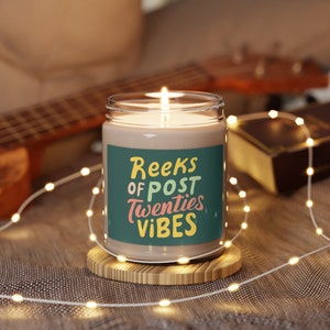 30th Birthday Gift Funny Candle, Thirties Post Twenty Vibes Girl Guy Men Women Her Him Decor Smells Turning Dirty Thirty Years Old Party