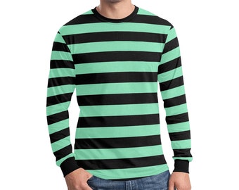 ★ Phyps Department★ Vintage Stripe Long Sleeve Green PFS1 Vintage Stripe Long Sleeve_Green - PHYPS HOME
