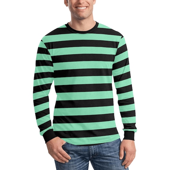 Camiseta manga larga hombre rayas new arrivals