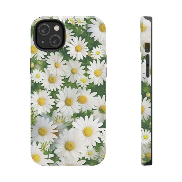 Daisy iPhone 14 13 Pro Max Tough Case Mate, Flowers Floral Cute Aesthetic Iphone 12 11 Mini Se  X Xr Xs 8 Plus 7 Phone Cover Gift