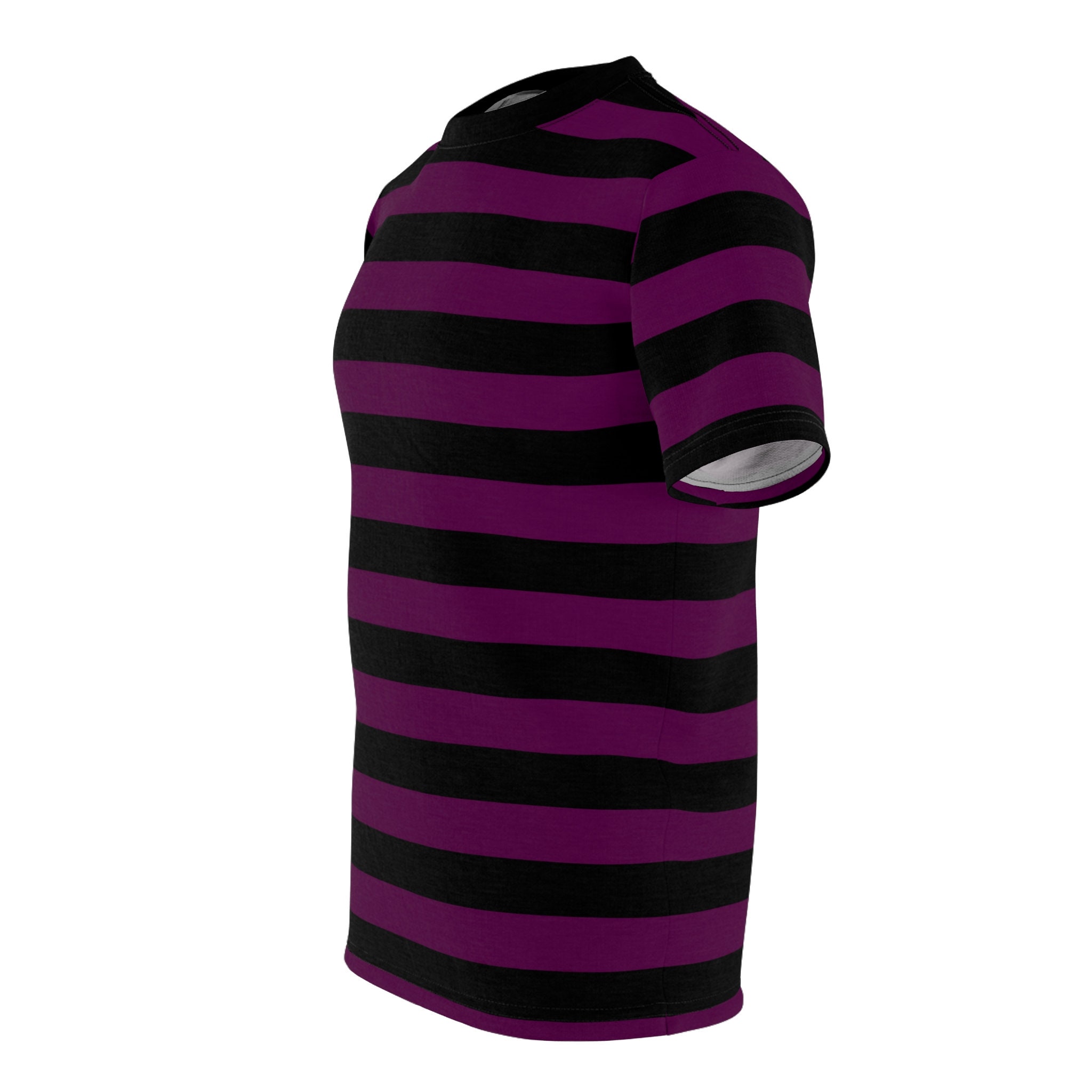 T-shirt Violet Et Noir 1-2-3 Taille 36/38 - Occasion Très Bon état - Vêtement Décontracté