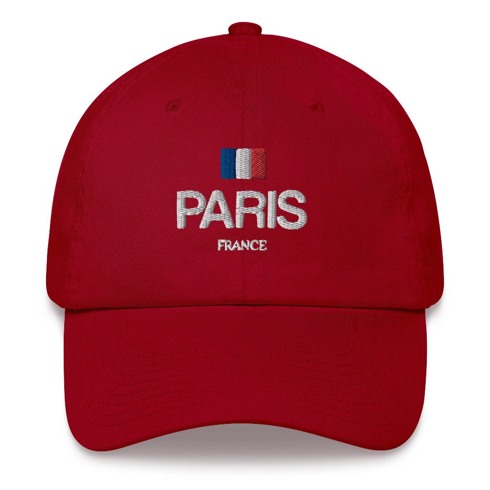 ハット French Embroidery Logo Cap - Navy Tech-Design-France-French-Flag